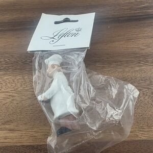 Lefton Colonial Christmas Village Figure Baker Jacque LeRousse 00967 2.75in 1993